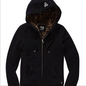 TNA FUR HOODIE